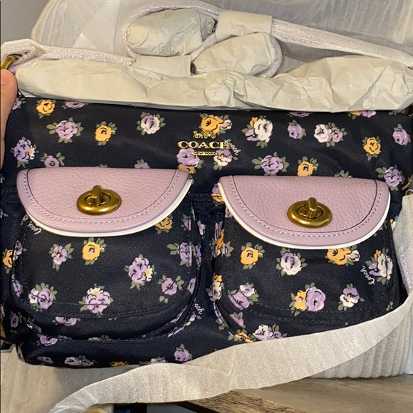 Coach vintage floral print shoulder bag - Picture 9 of 9